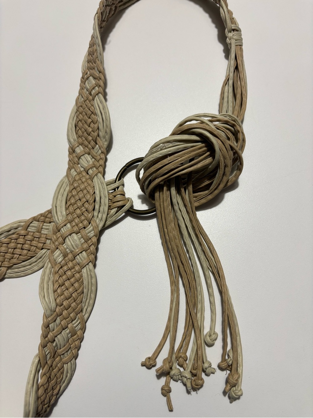 Boho Indie Festival Woven Fringe Belt